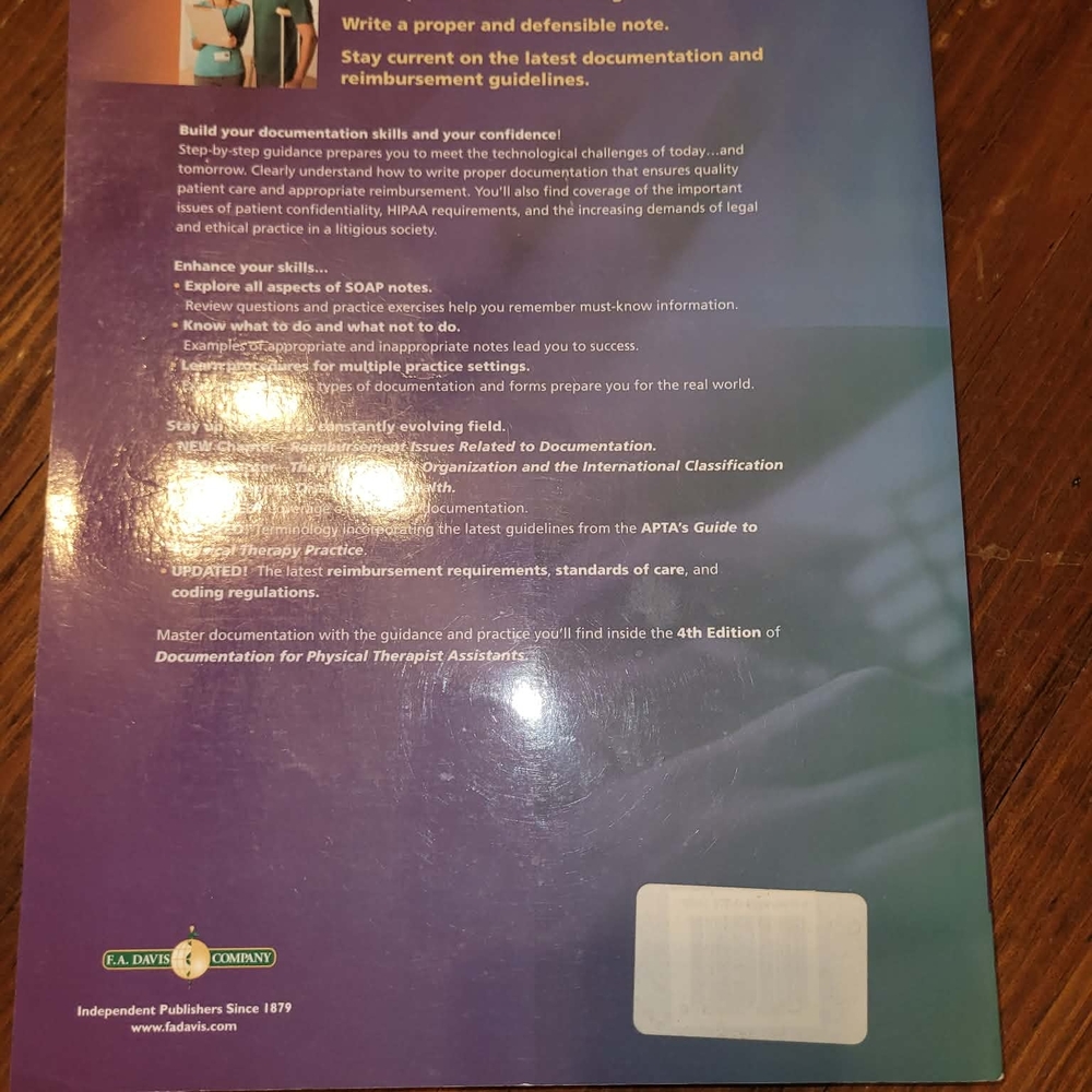 Documentation for Physical Therapist Assistants Book - Picture 2 of 2